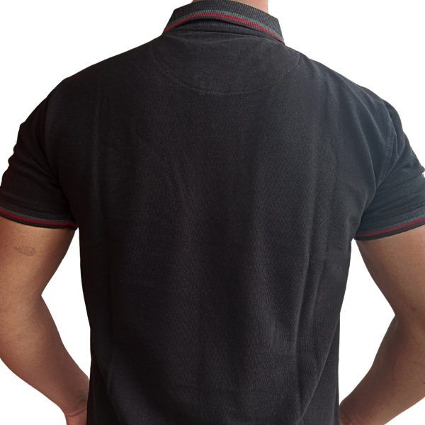 Polo Shirt Black - Back