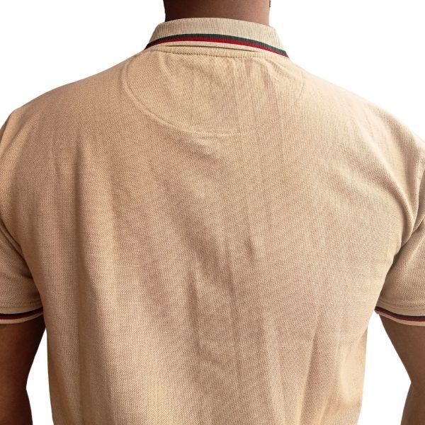 Polo Shirt Khaki - Back